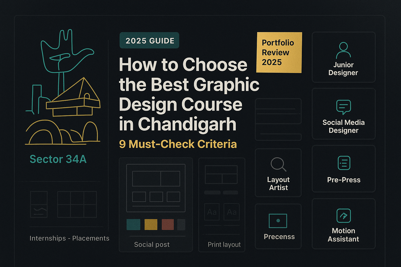 How to Choose the Best Graphic Design Course in Chandigarh: 9 Must-Check Criteria (2025 Guide)