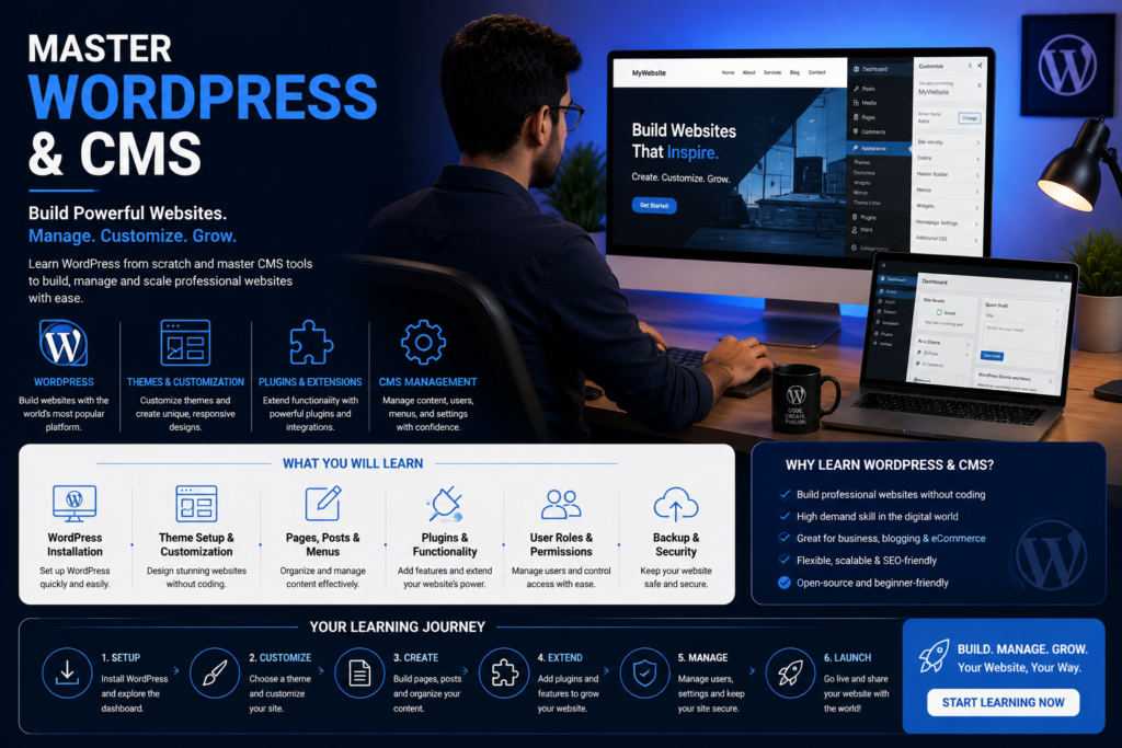 WordPress & CMS course in chandigarh