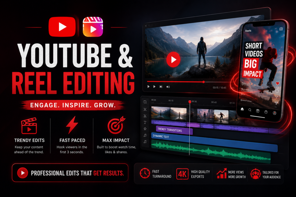 YouTube & Reel Editing course in chandigarh
