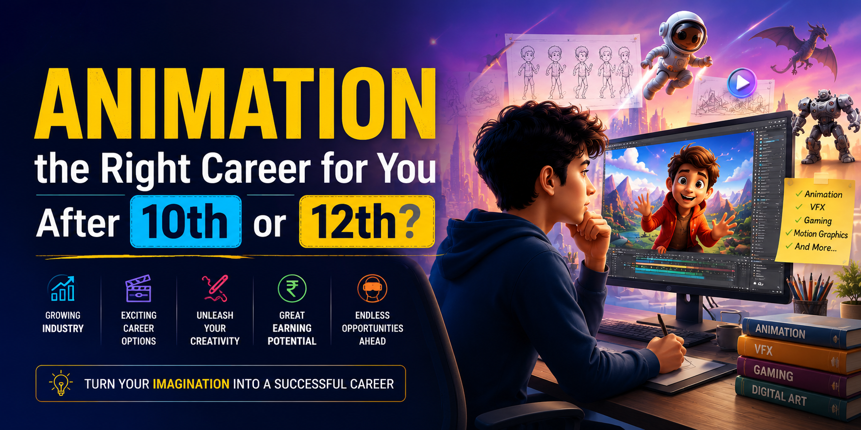 animation course after 12th